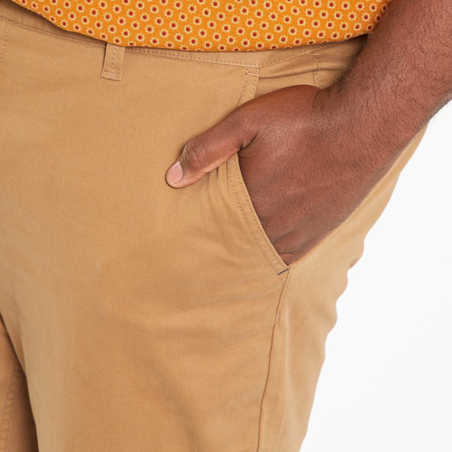 Chino slim L32 marron