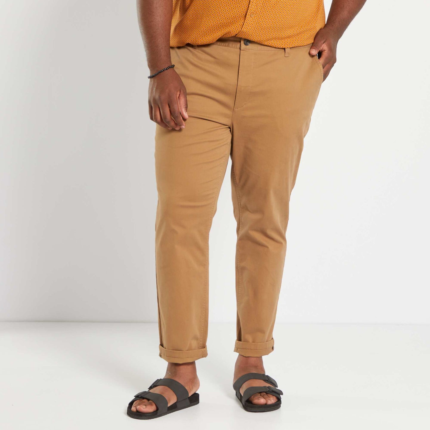 Chino slim L32 marron