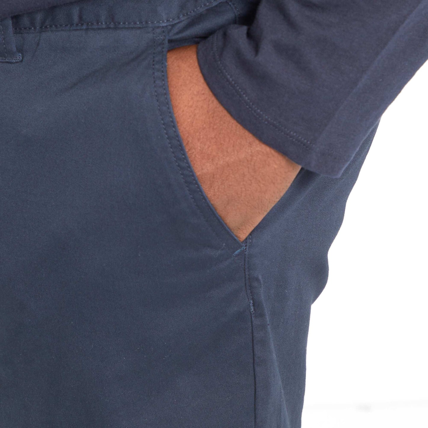 Chino slim L32 bleu marine