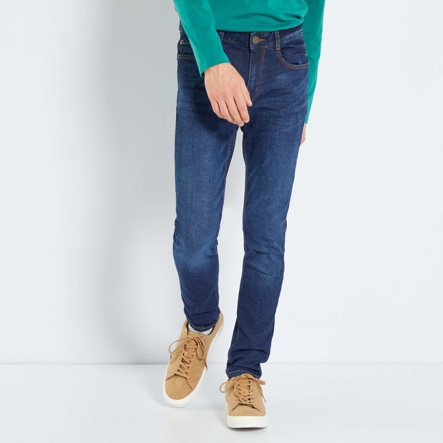 Jean skinny 5 poches brut