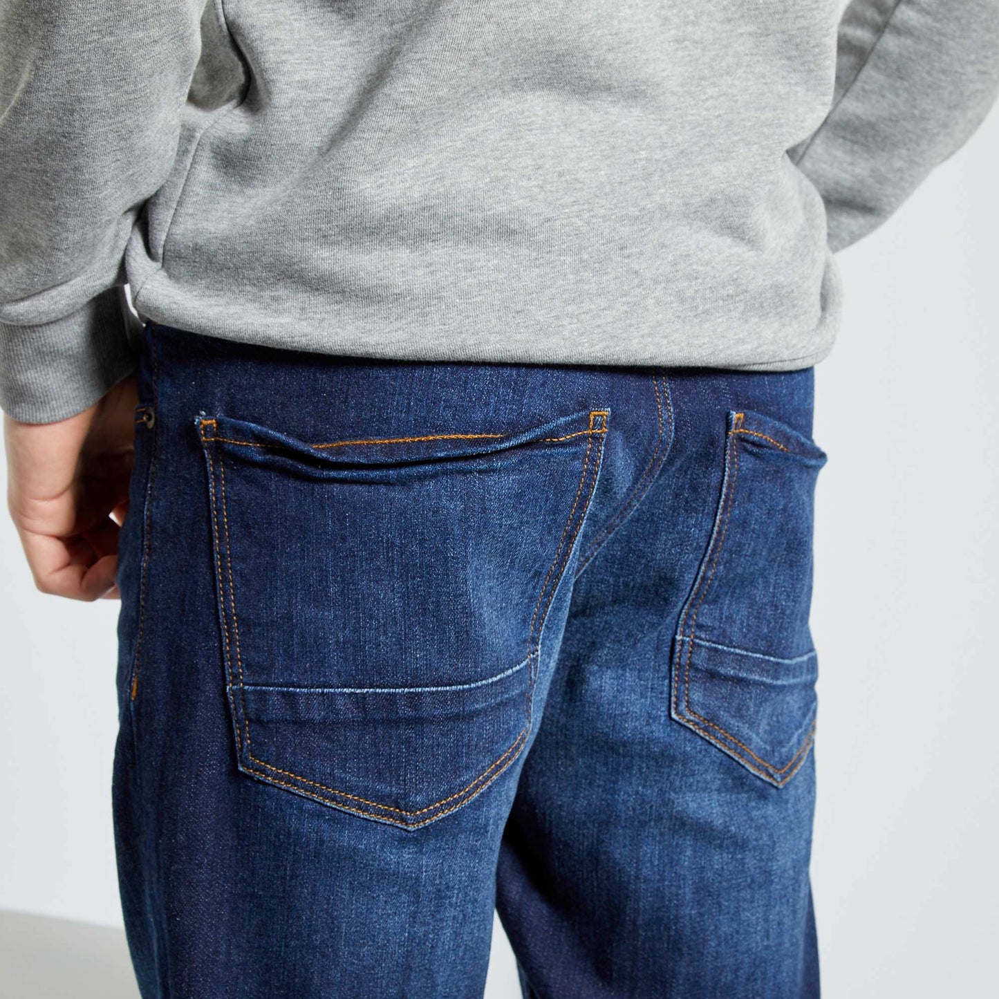 Jean slim stretch 5 poches brut