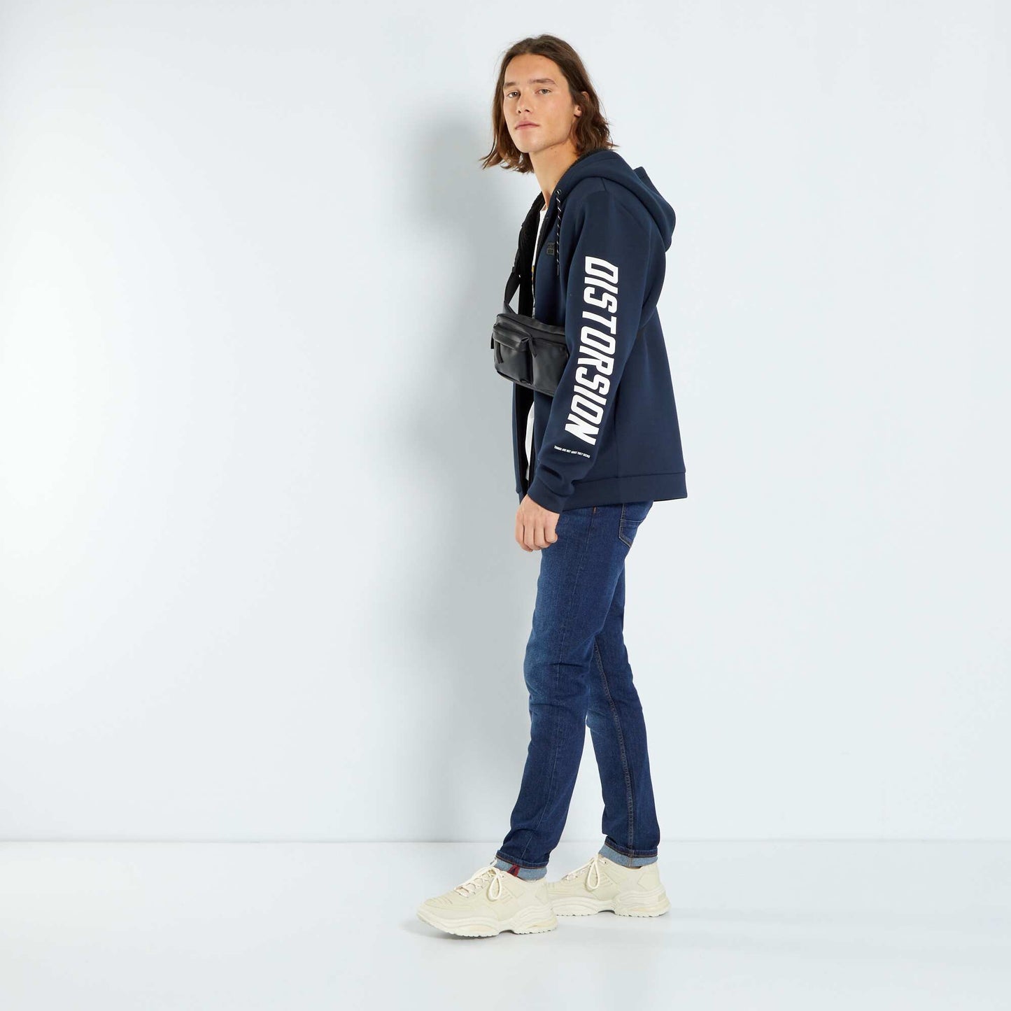Jean slim stretch 5 poches brut