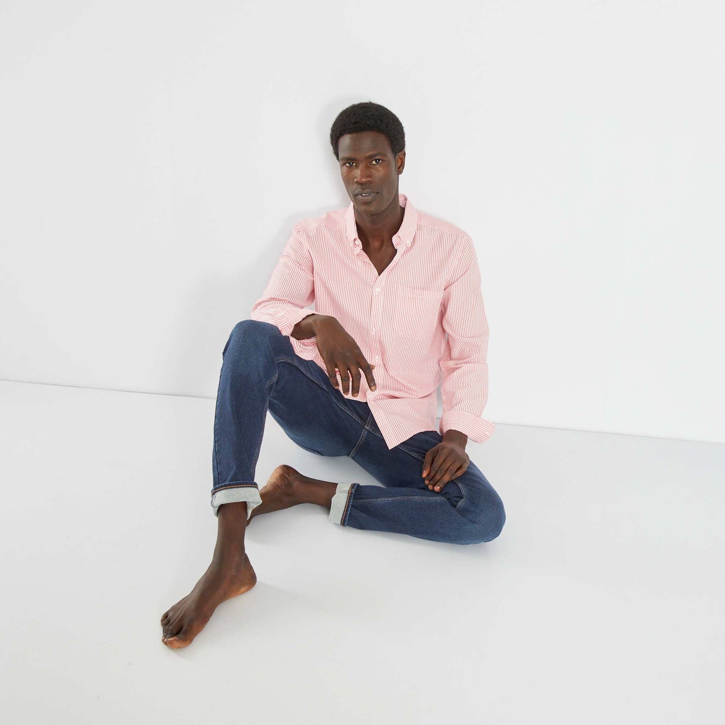 Jean slim stretch L32 Brut