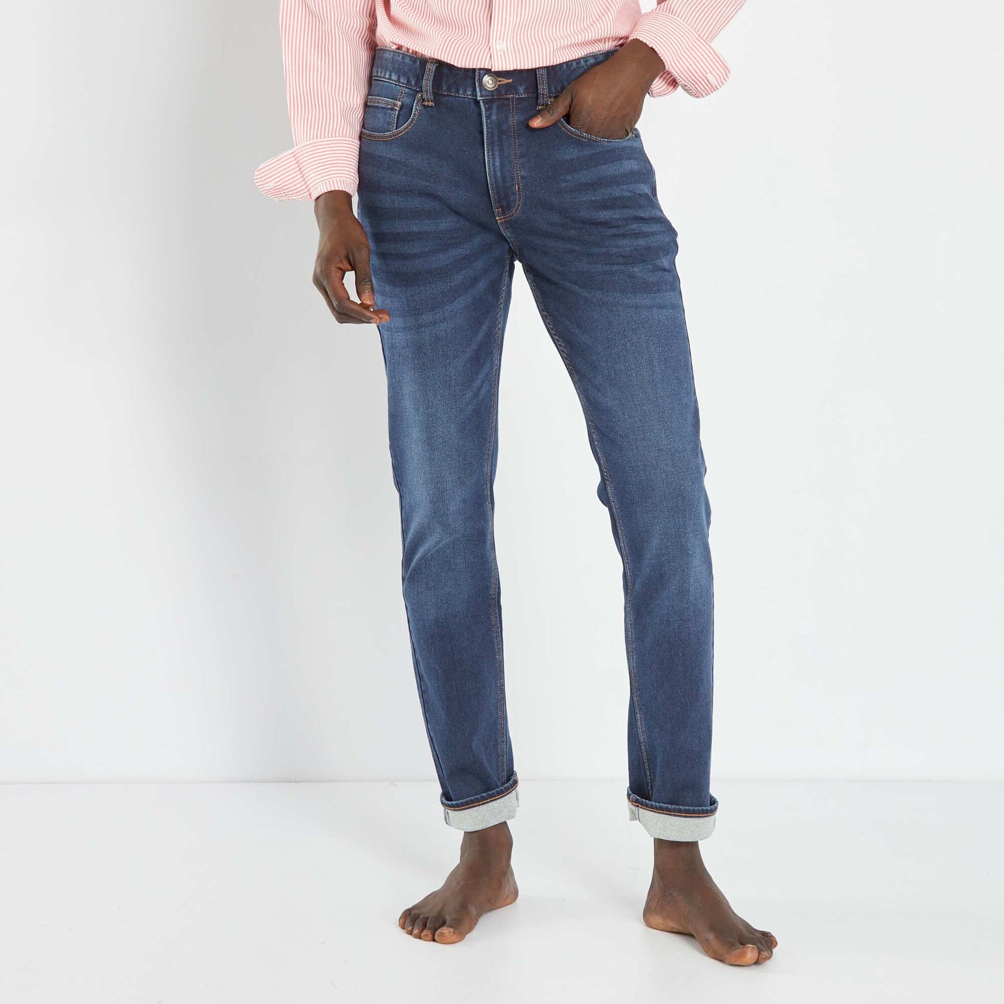 Jean slim stretch L32 Brut