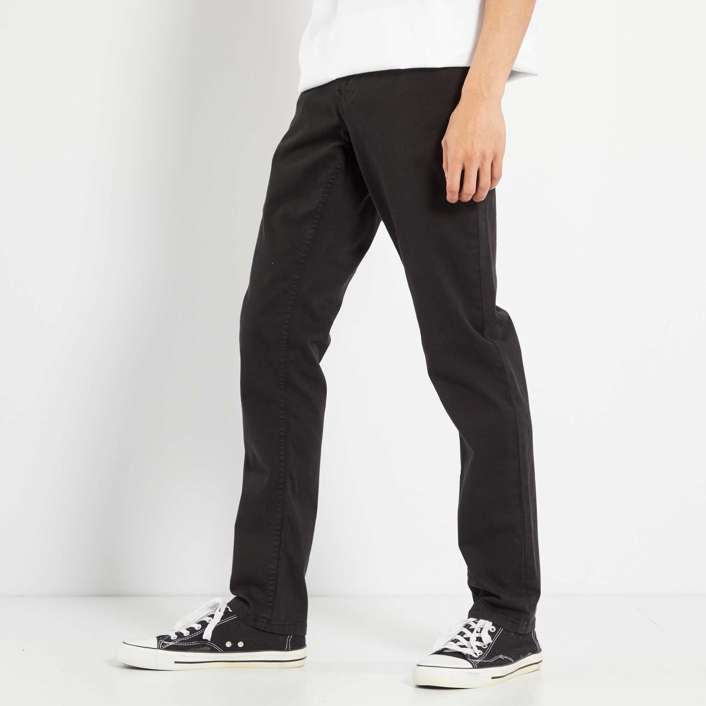 Pantalon slim 5 poches - L32 noir