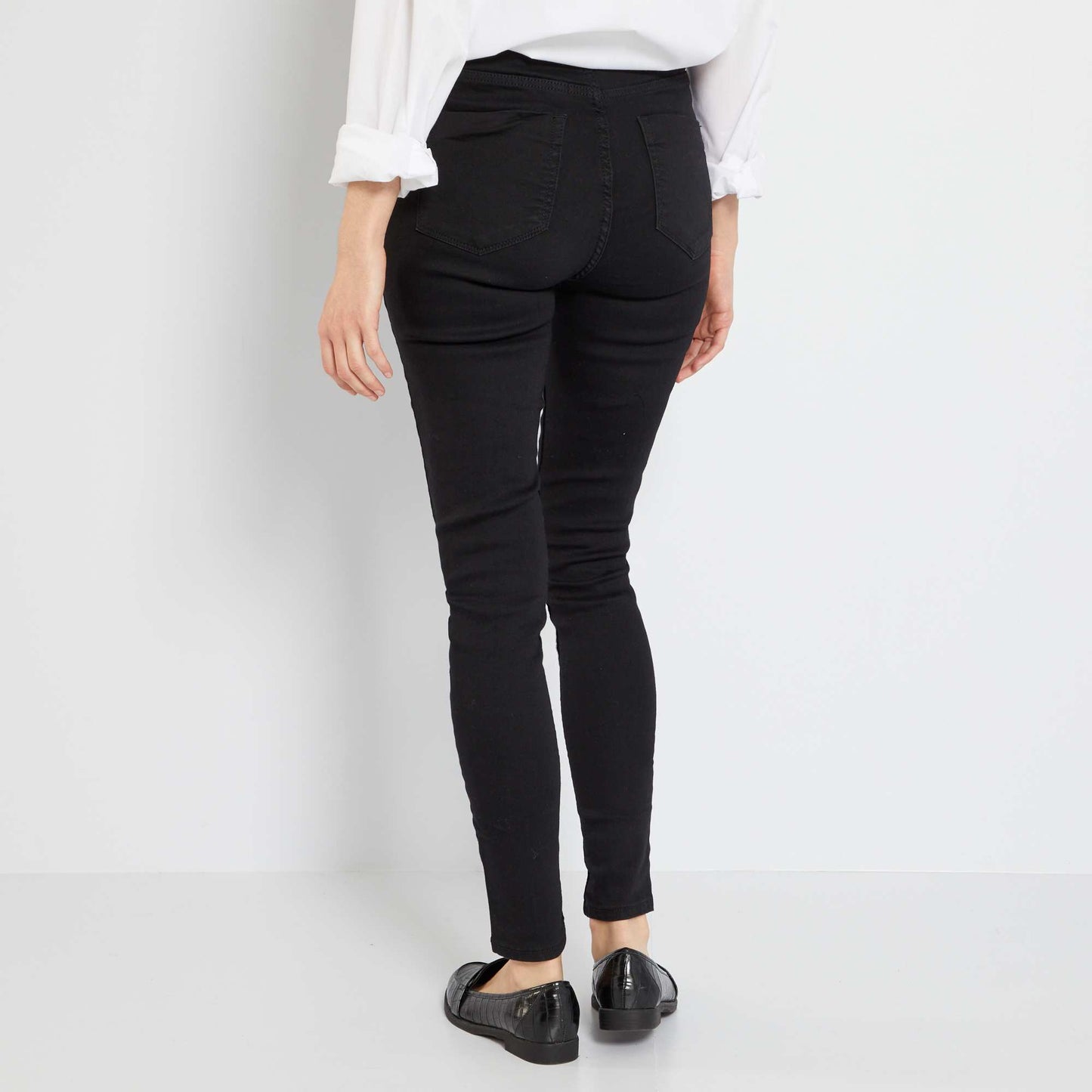 Jean skinny effet galbant Noir