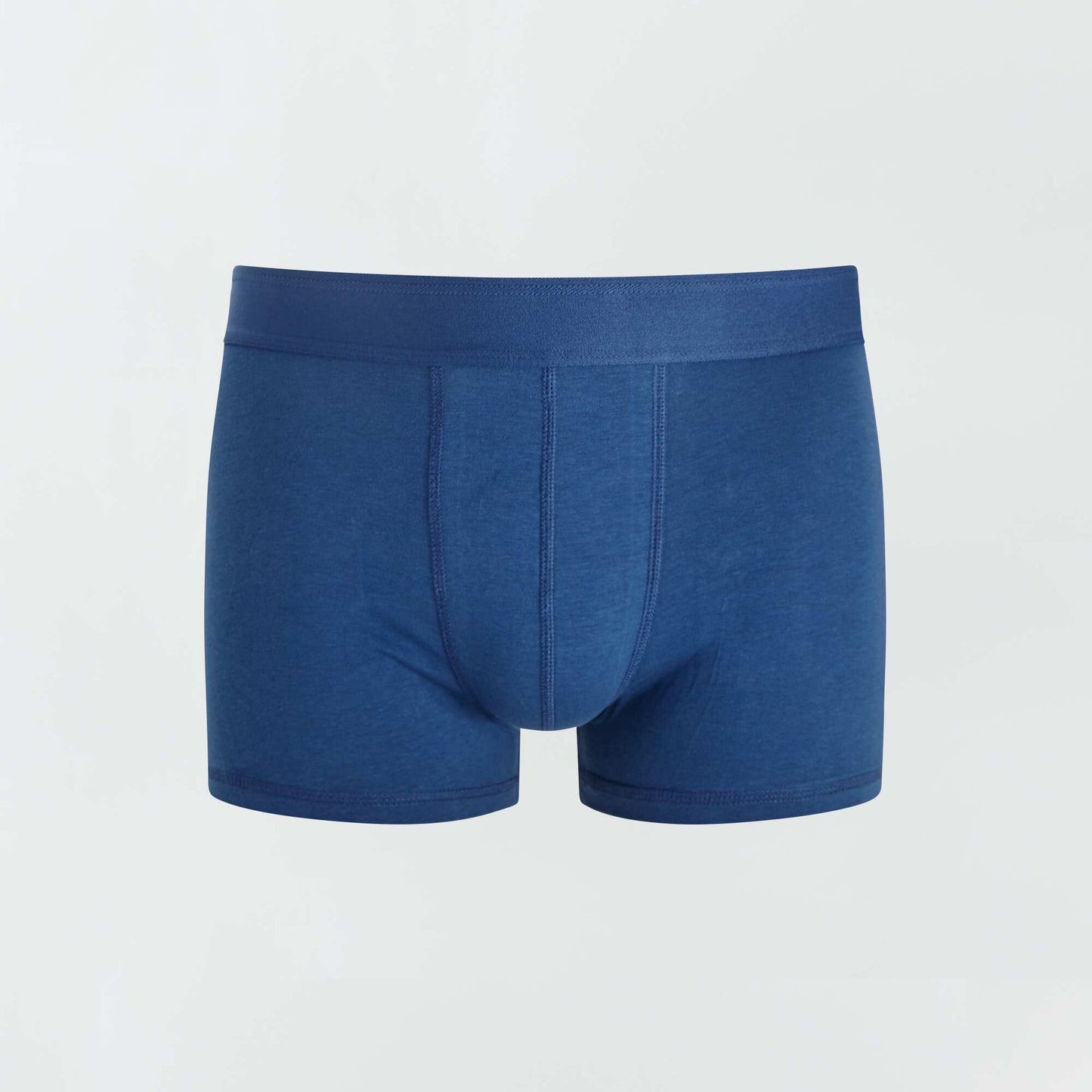 Lot de 3 boxers unis marron/gris/bleu