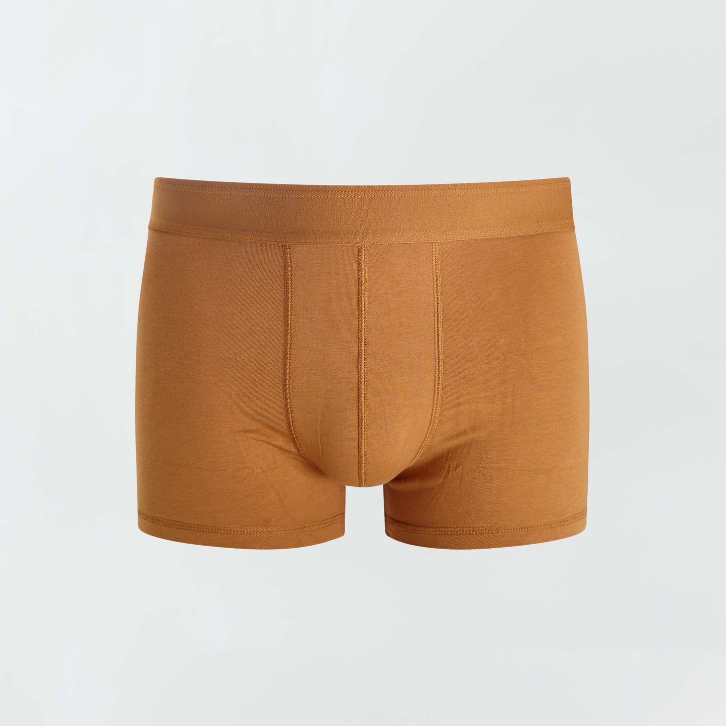 Lot de 3 boxers unis marron/gris/bleu