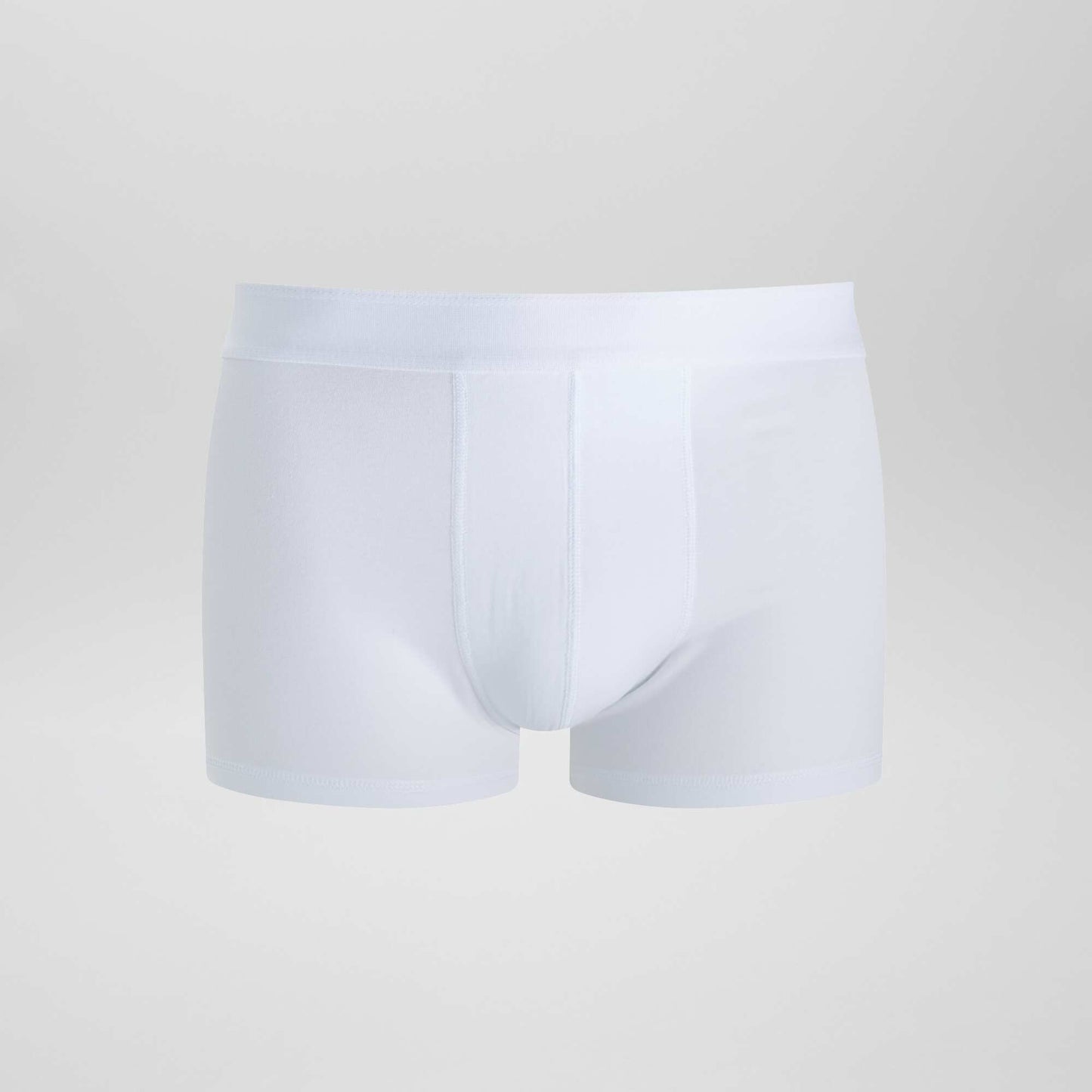 Lot de 3 boxers unis Blanc