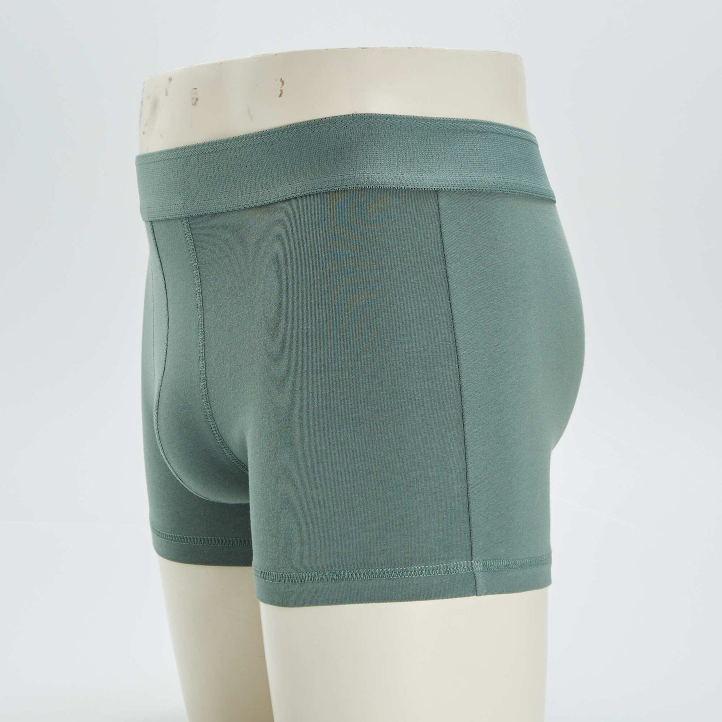 Lot de 3 boxers unis Vert/gris