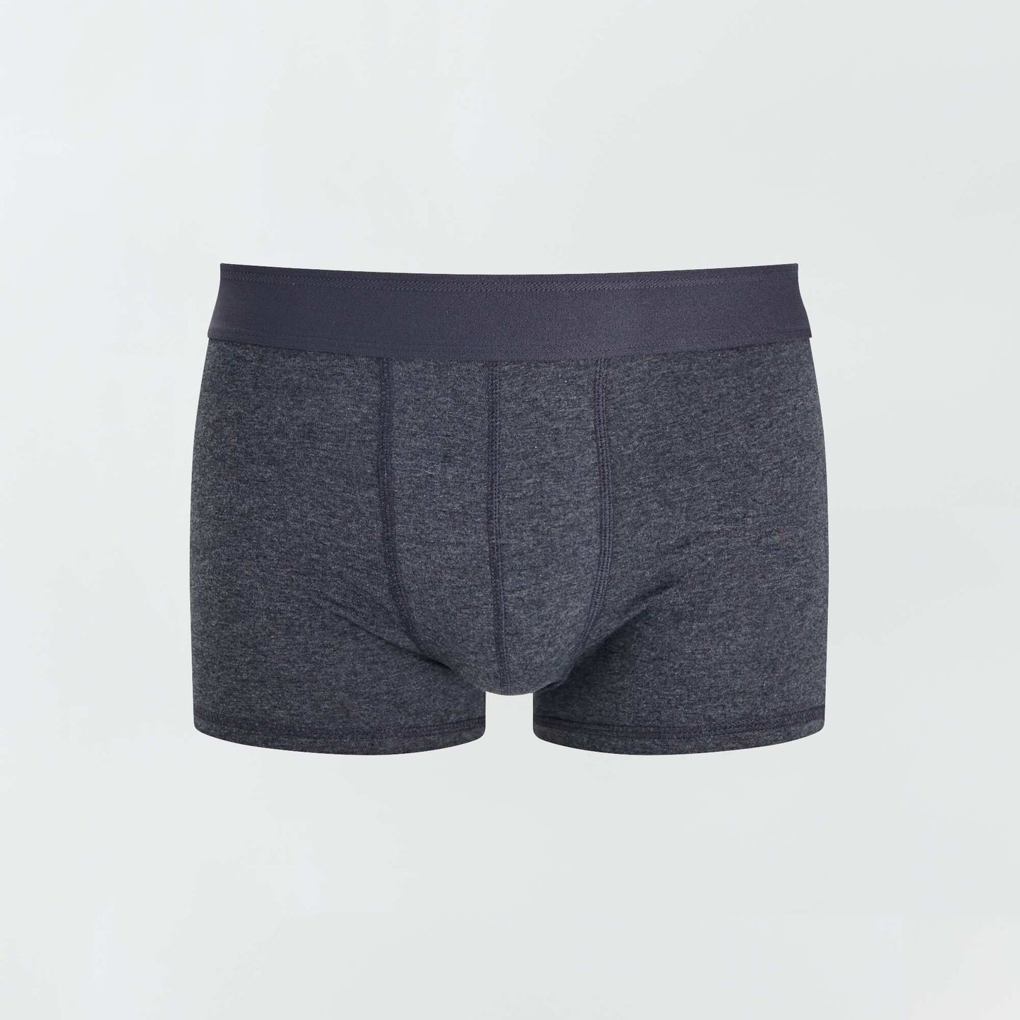 Lot de 3 boxers unis Gris fonc