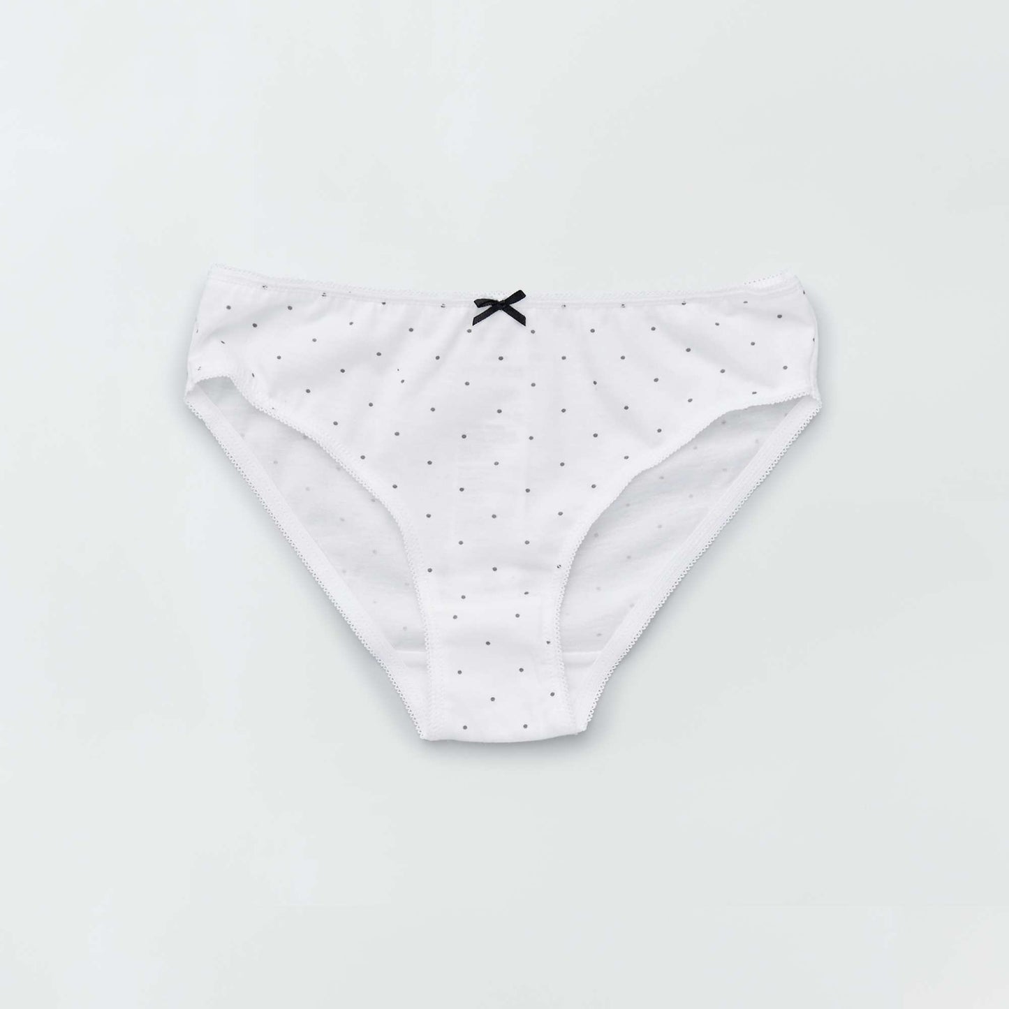 Culottes en jersey avec n ud fantaisie - Lot de 4 imprim noir
