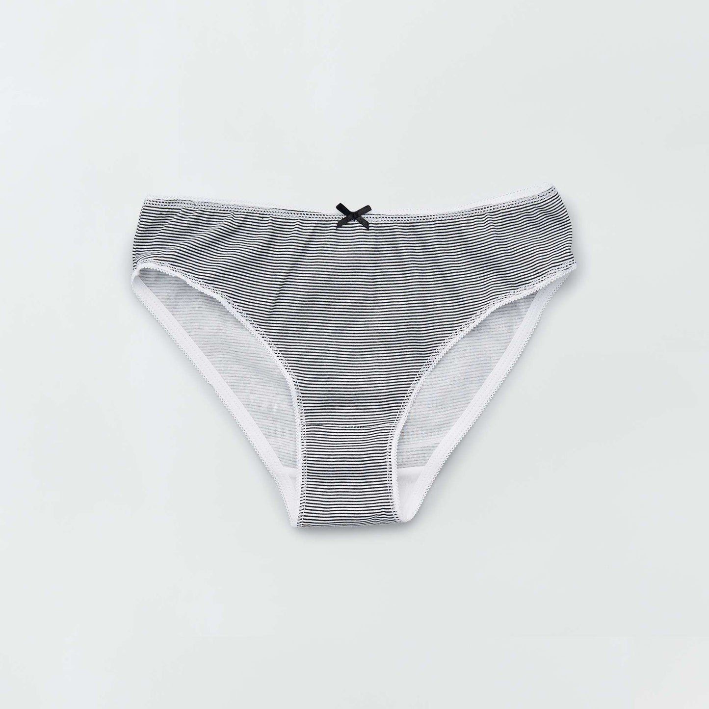 Culottes en jersey avec n ud fantaisie - Lot de 4 imprim noir