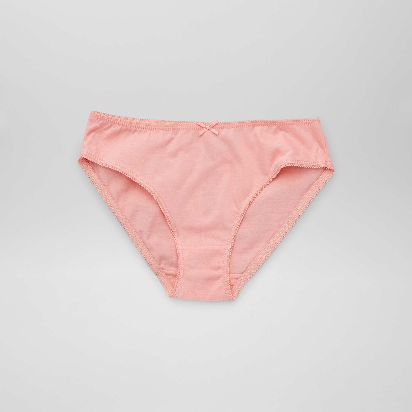 Culottes en jersey avec n ud fantaisie - Lot de 4 Rose/blanc