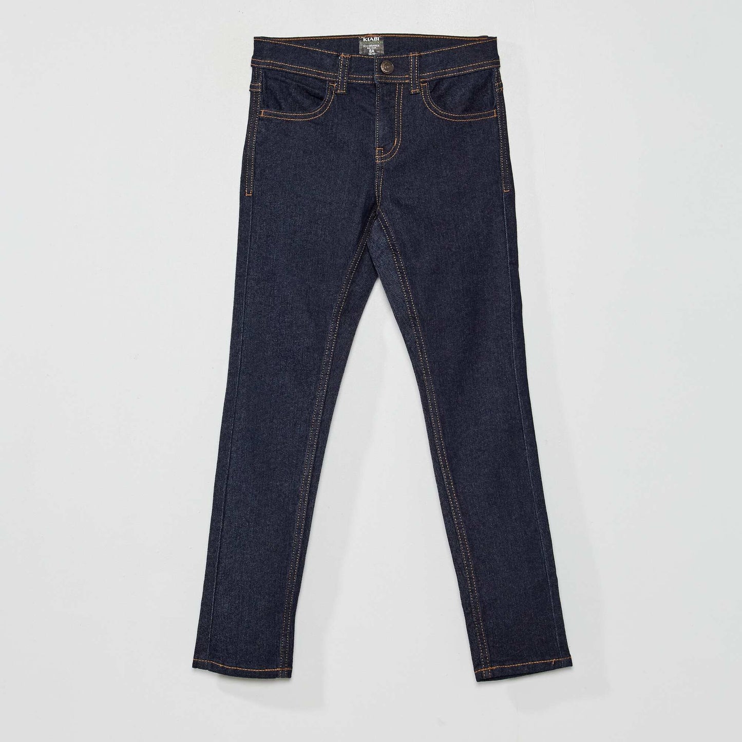 Jean skinny co-con u bleu fonc
