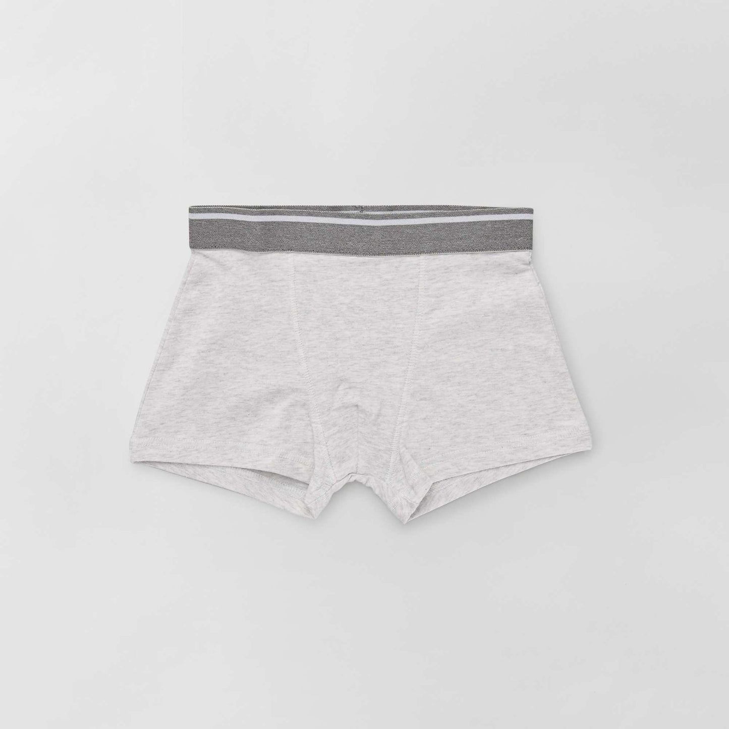 Lot de 3 boxers gris/blanc