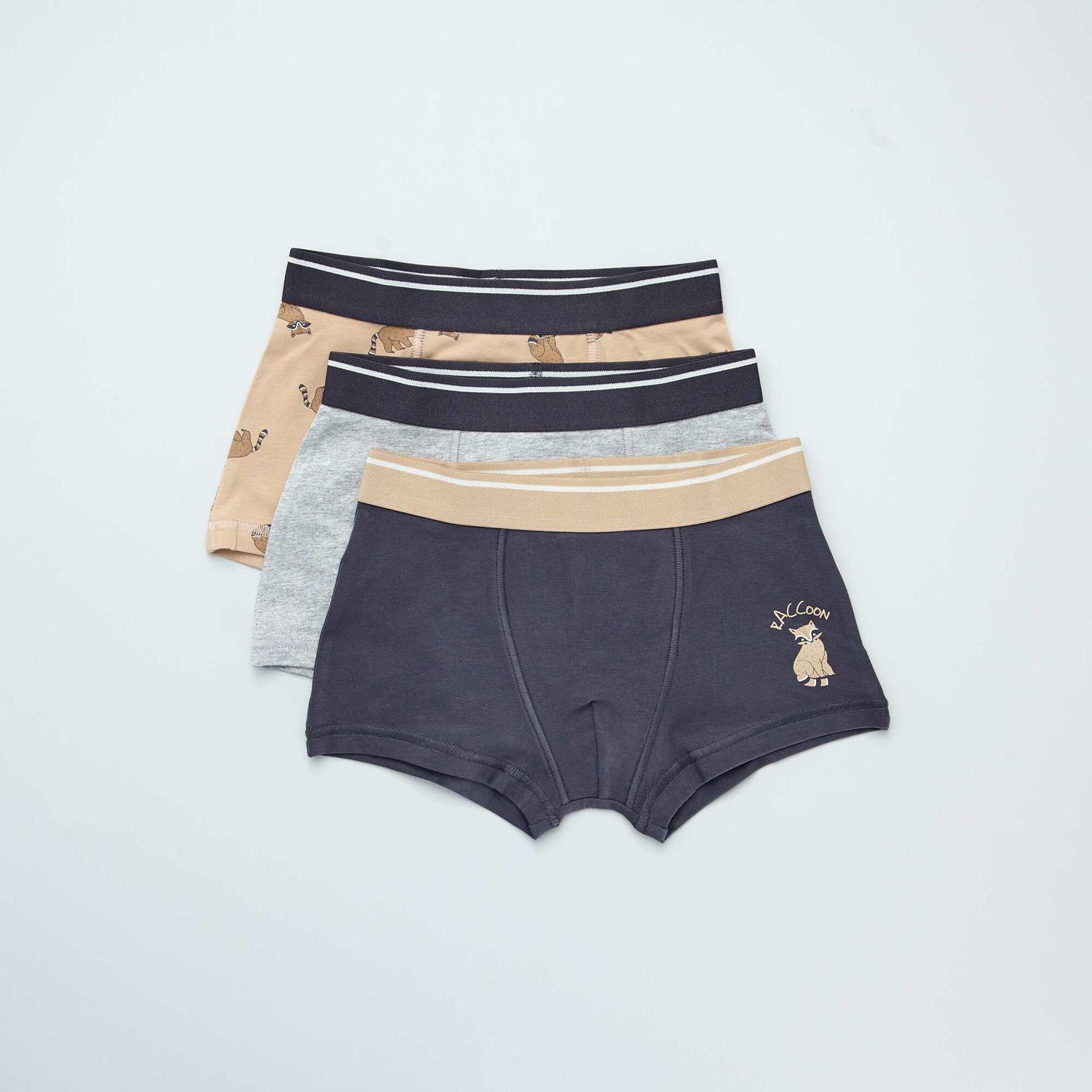 Lot de 3 boxers MARRON