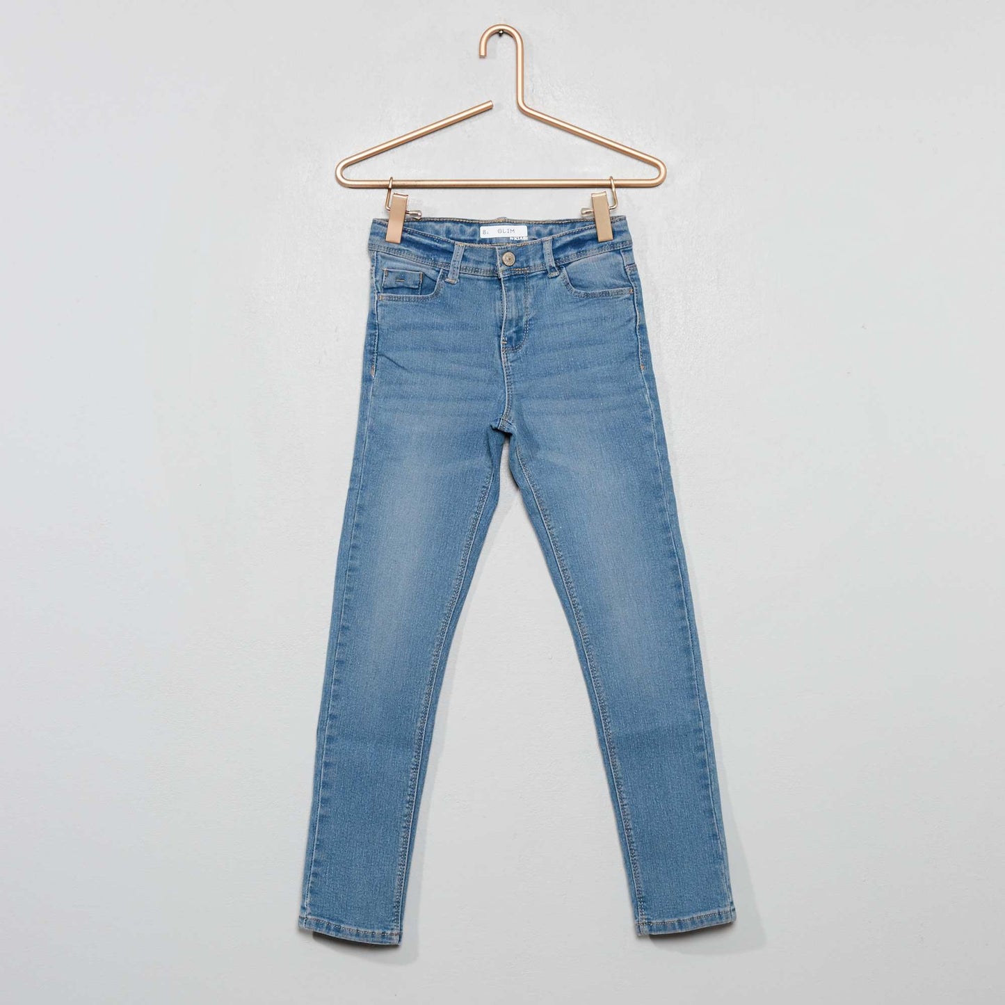 Jean slim taille ajustable Triple stone