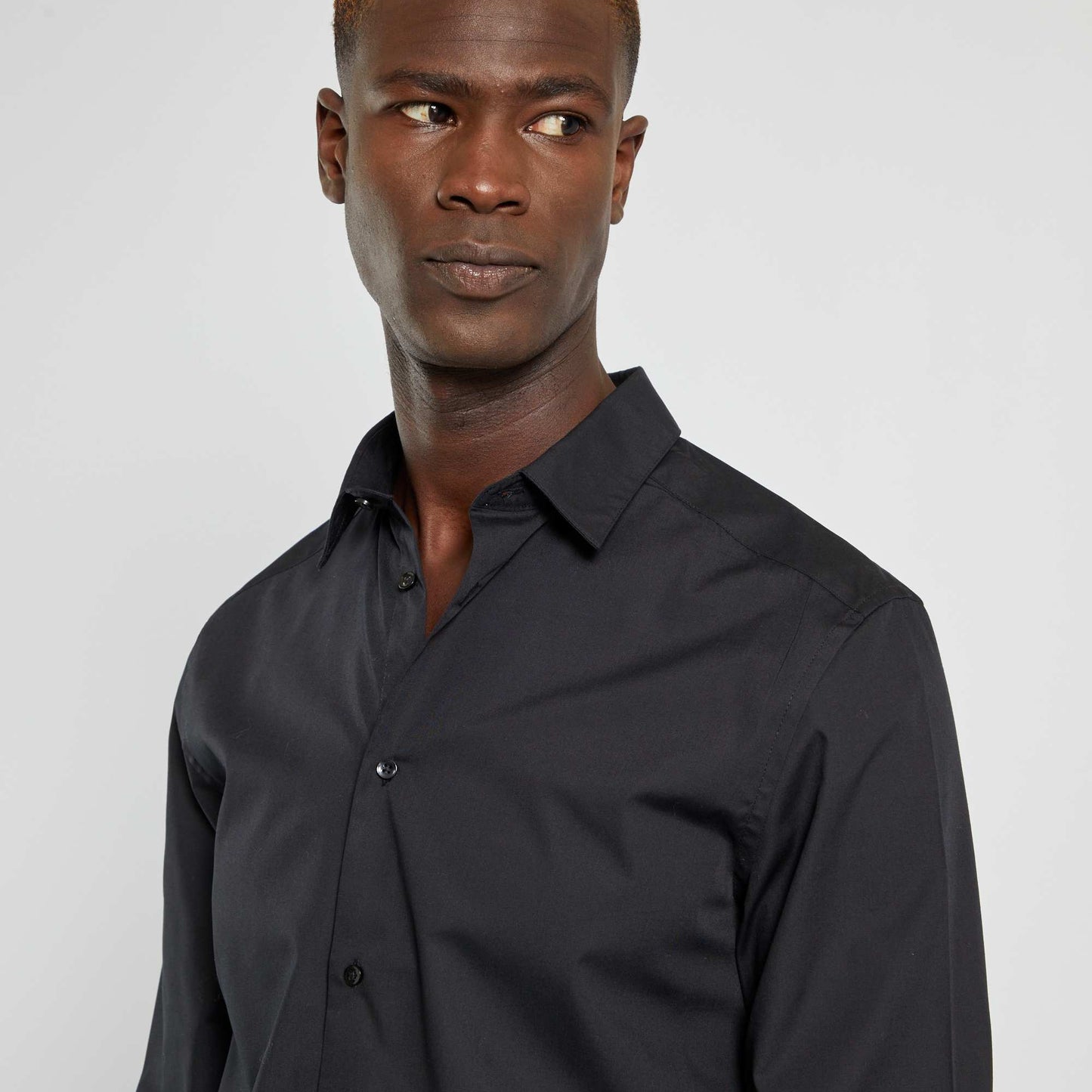 Chemise droite noir