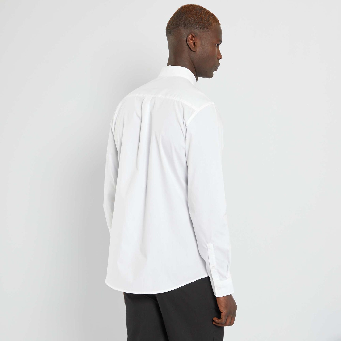Chemise droite blanche blanc