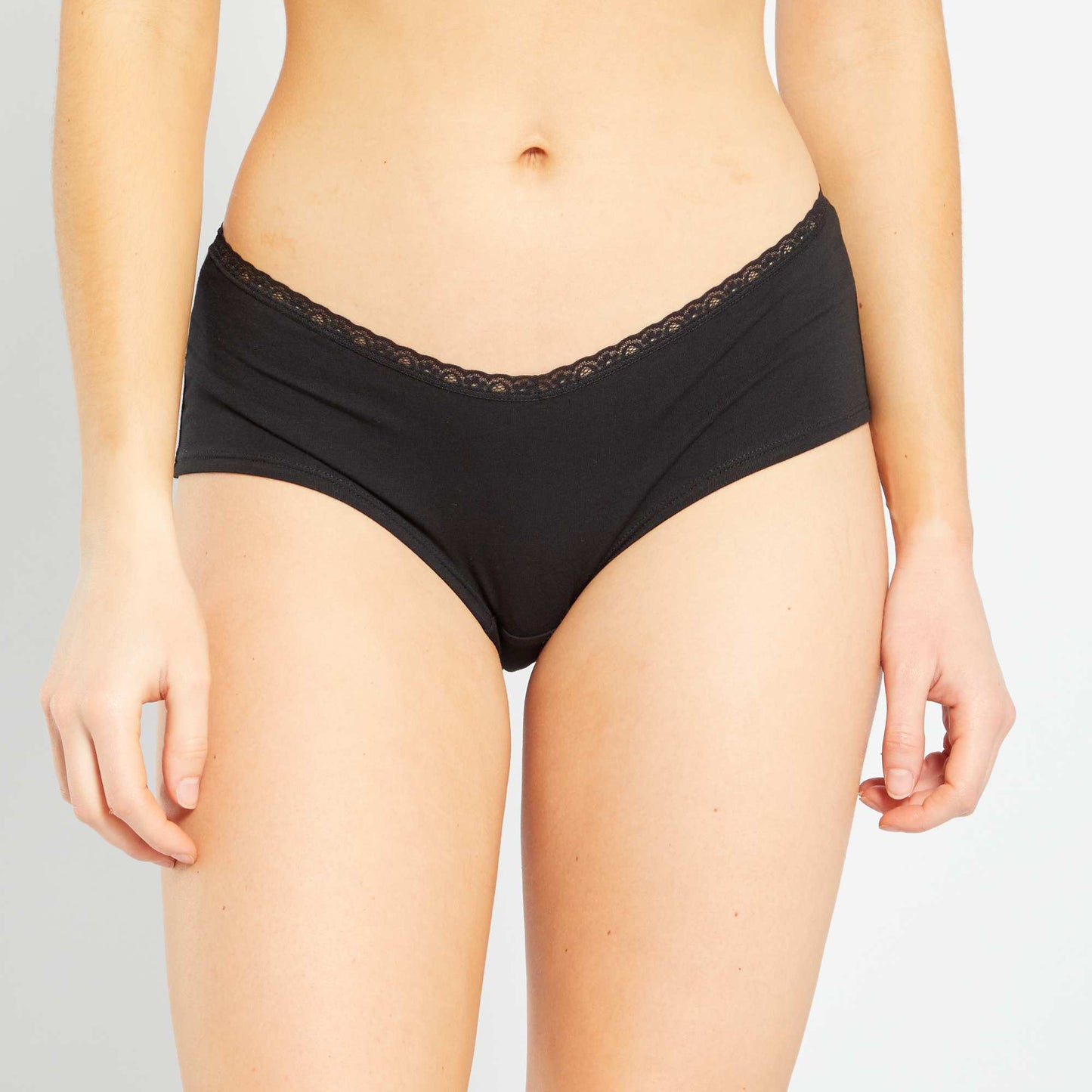 Lot de 3 shorties maternit noir/gris clair/gris fonc