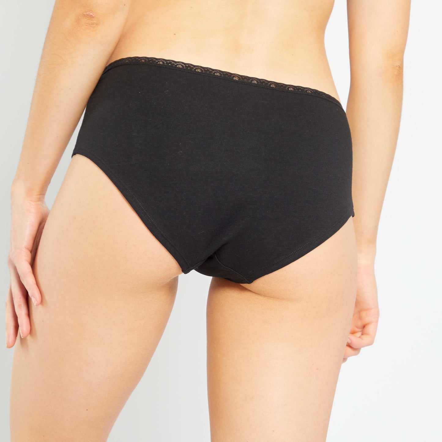 Lot de 3 shorties maternit noir/gris clair/gris fonc