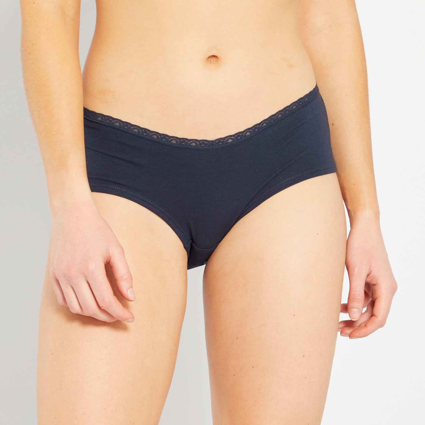 Lot de 3 shorties maternit blanc/gris/marine