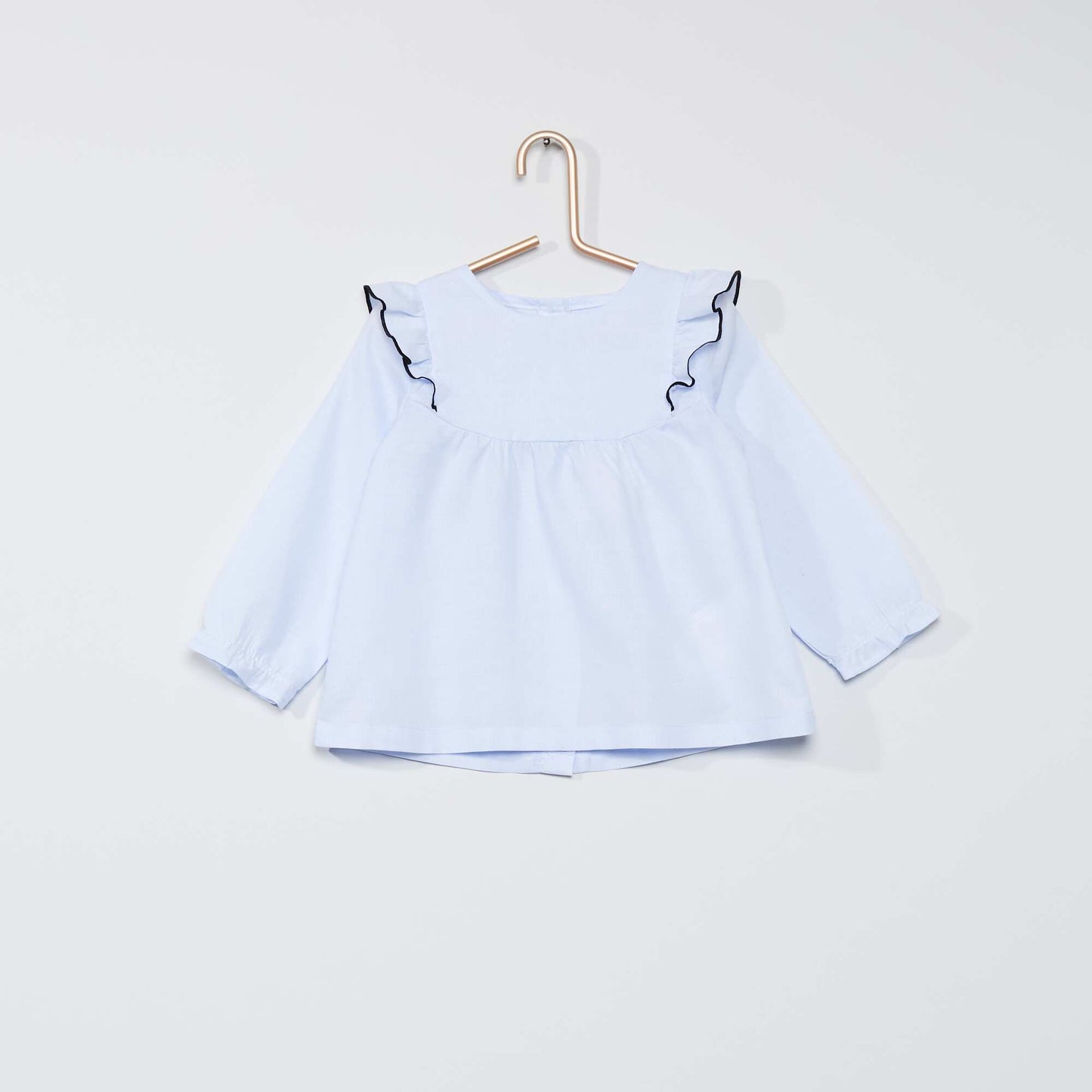 Blouse co-con ue bleu