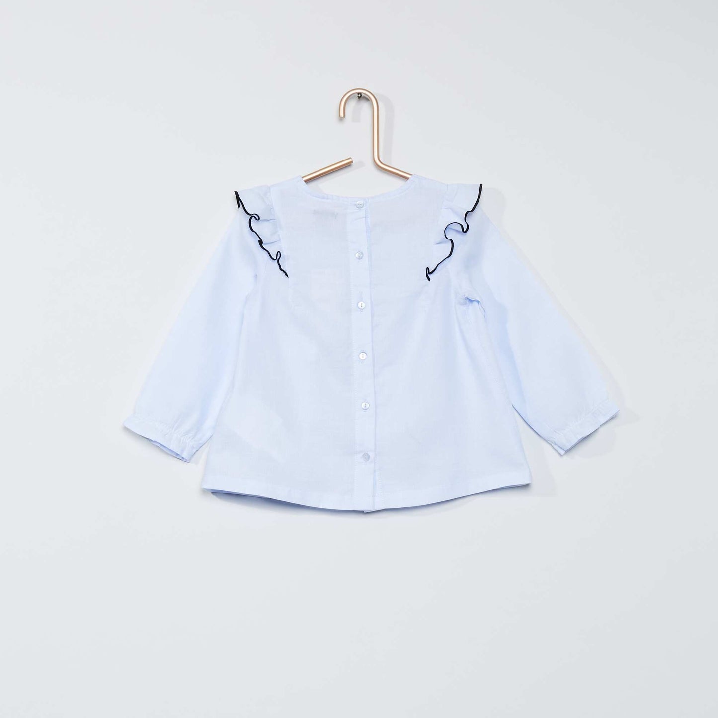 Blouse co-con ue bleu