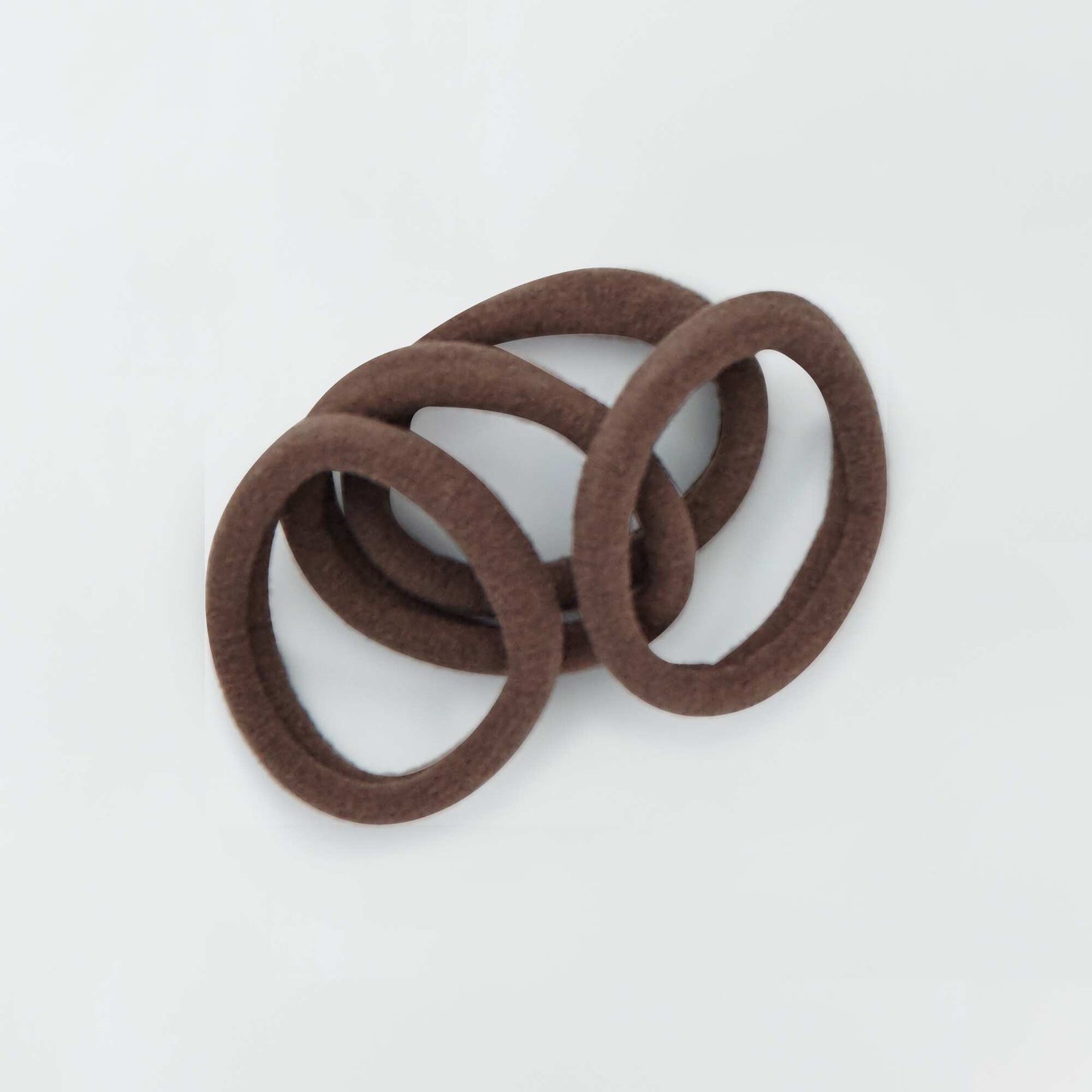 Lot de 10 lastiques pour cheveux beige