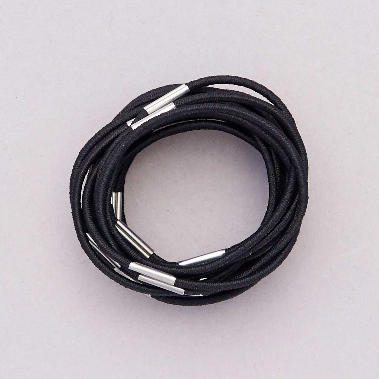 Lot de 20 lastiques pour cheveux noir