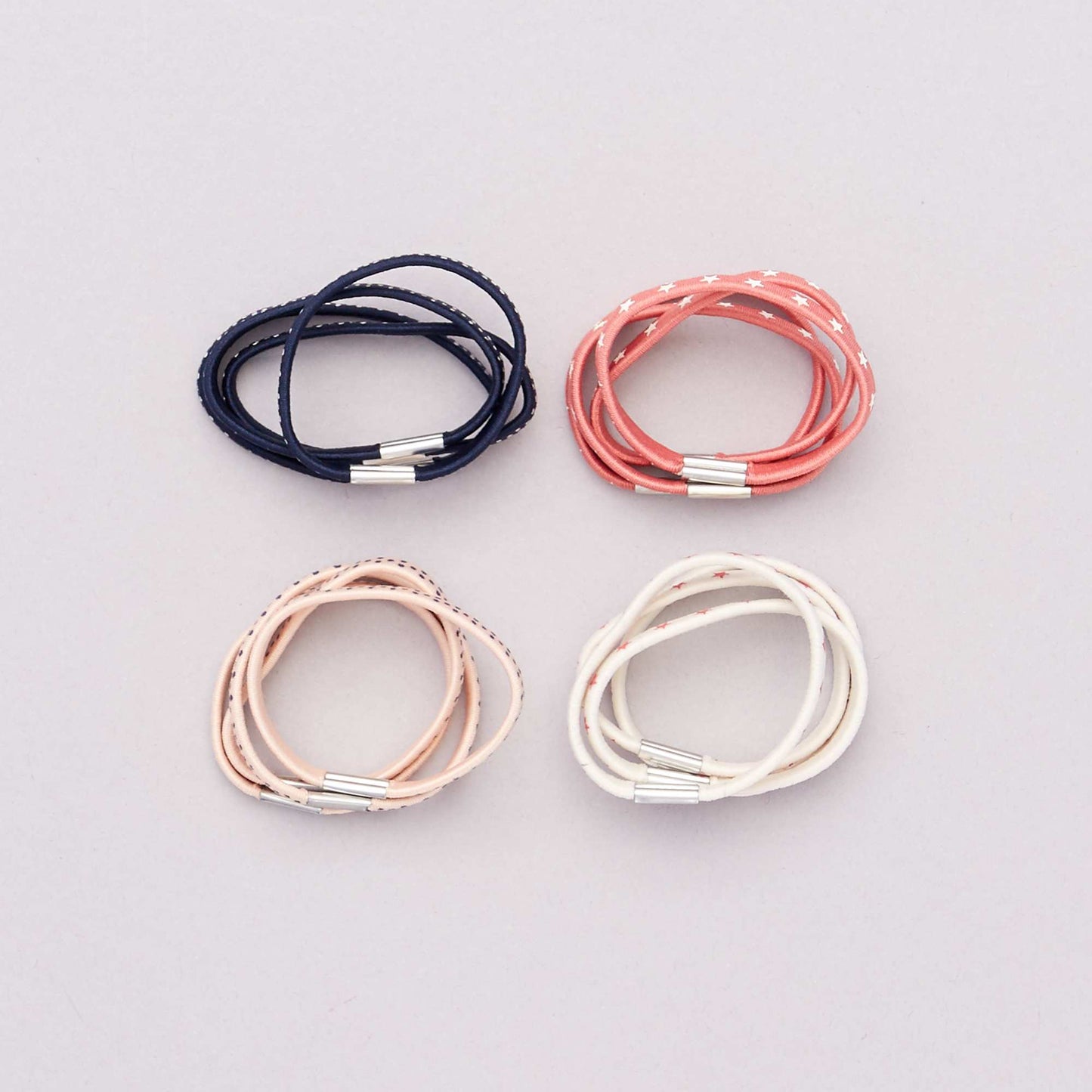 Lot de 16 lastiques bleu