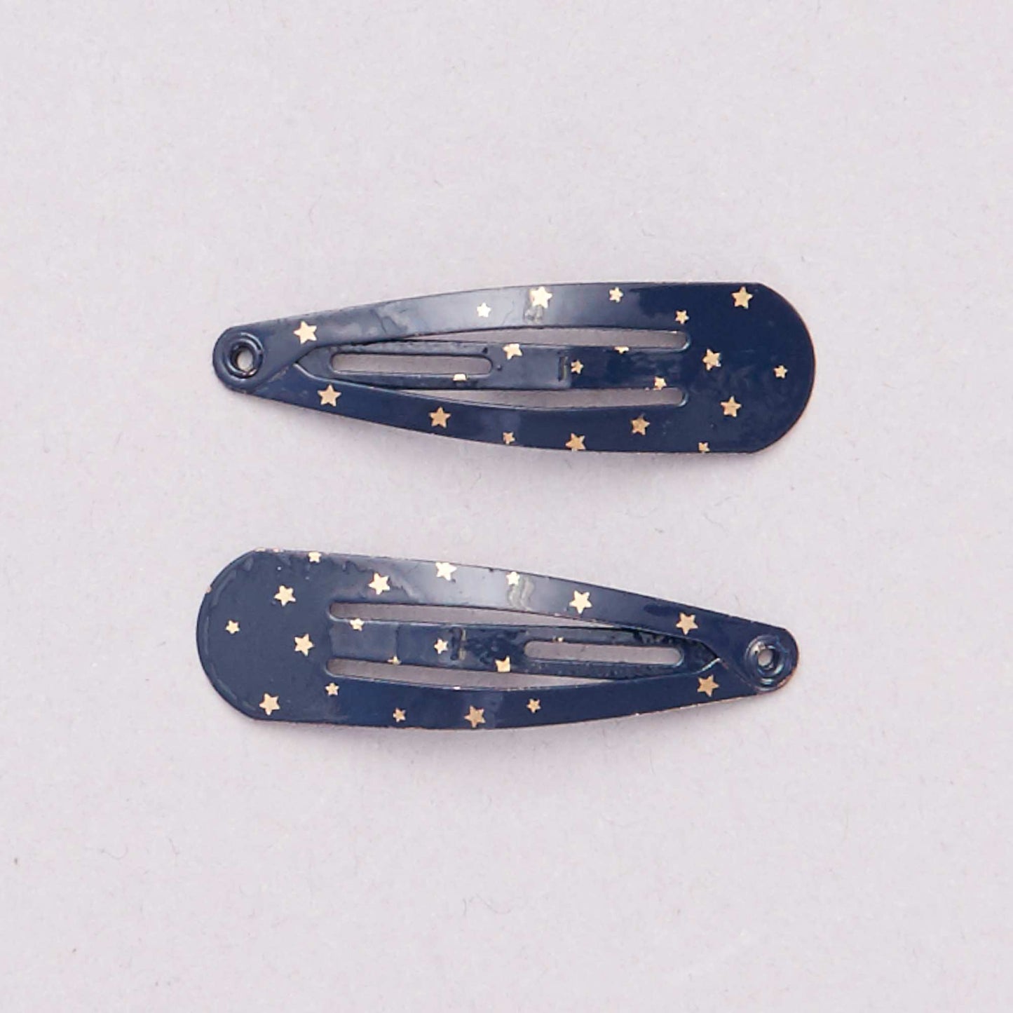 Lot de 6 pinces cheveux bleu/dor