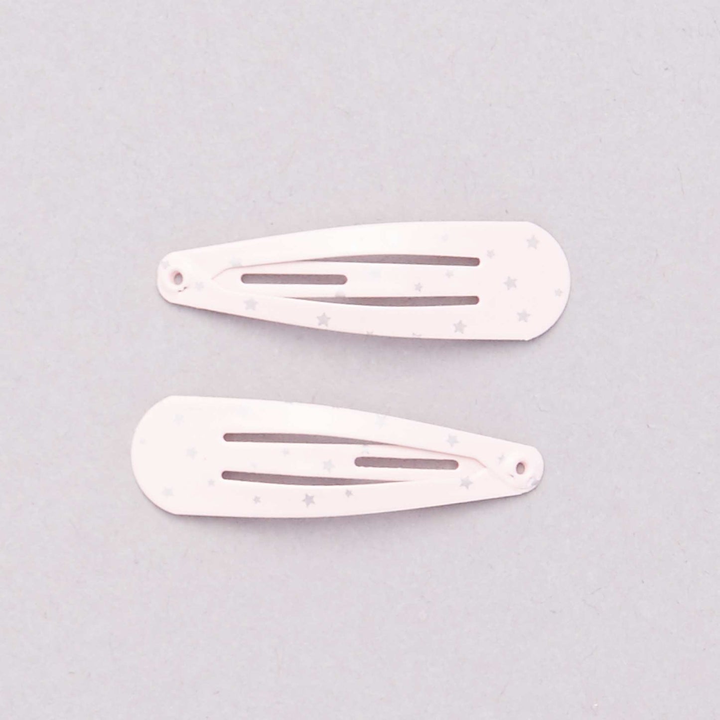 Lot de 6 pinces cheveux rose