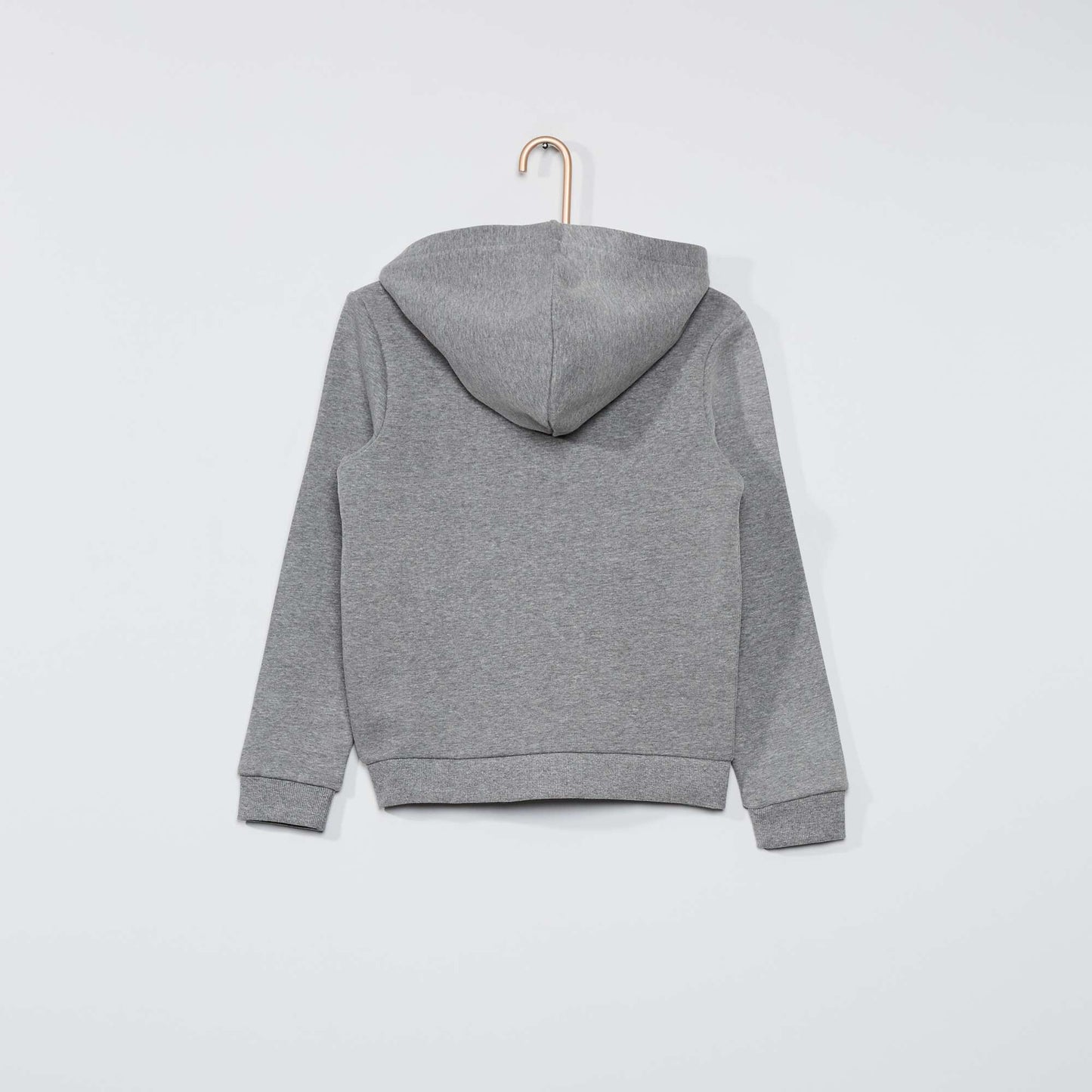 Sweat zipp capuche gris