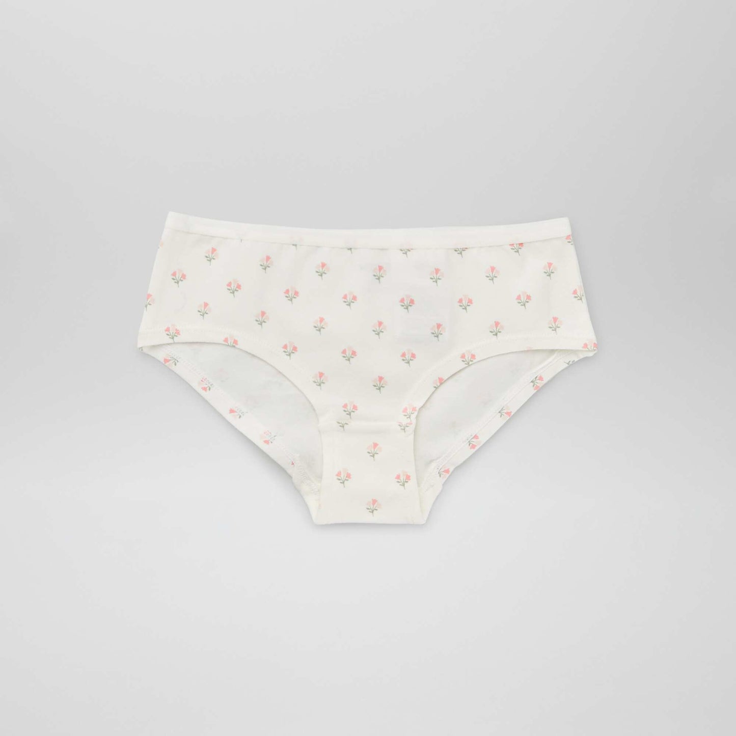 Lot de 3 shorties 'fleuris' Blanc/rose