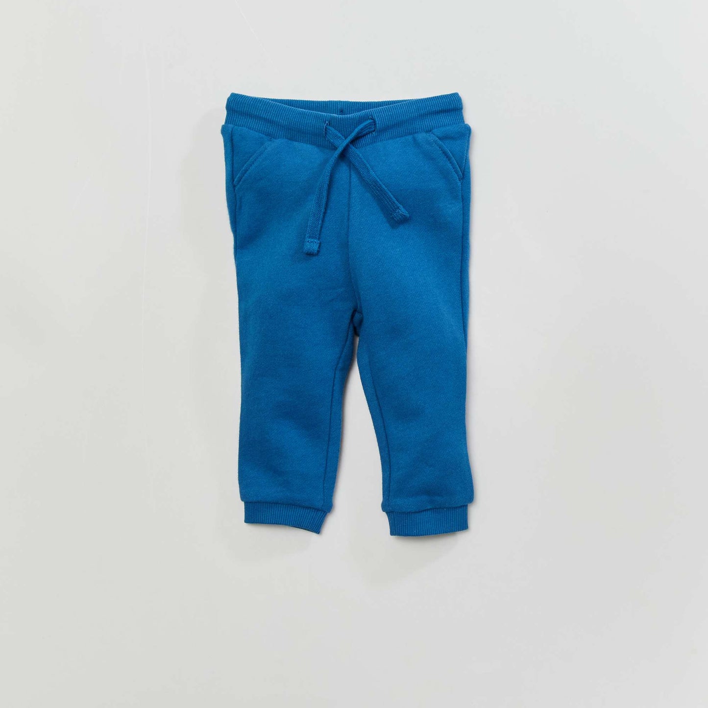 Pantalon de jogging en coton bleu fonc