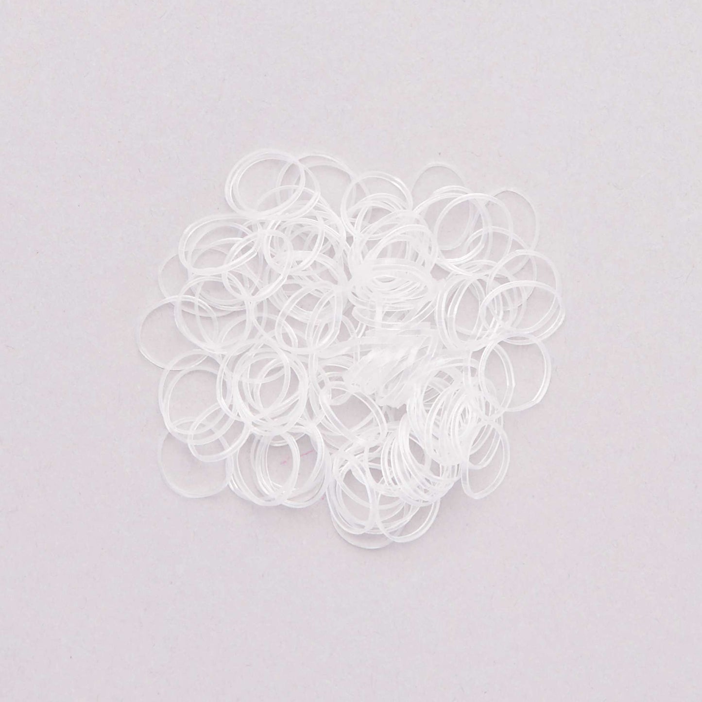 Lot de 100 lastiques transparents transparent