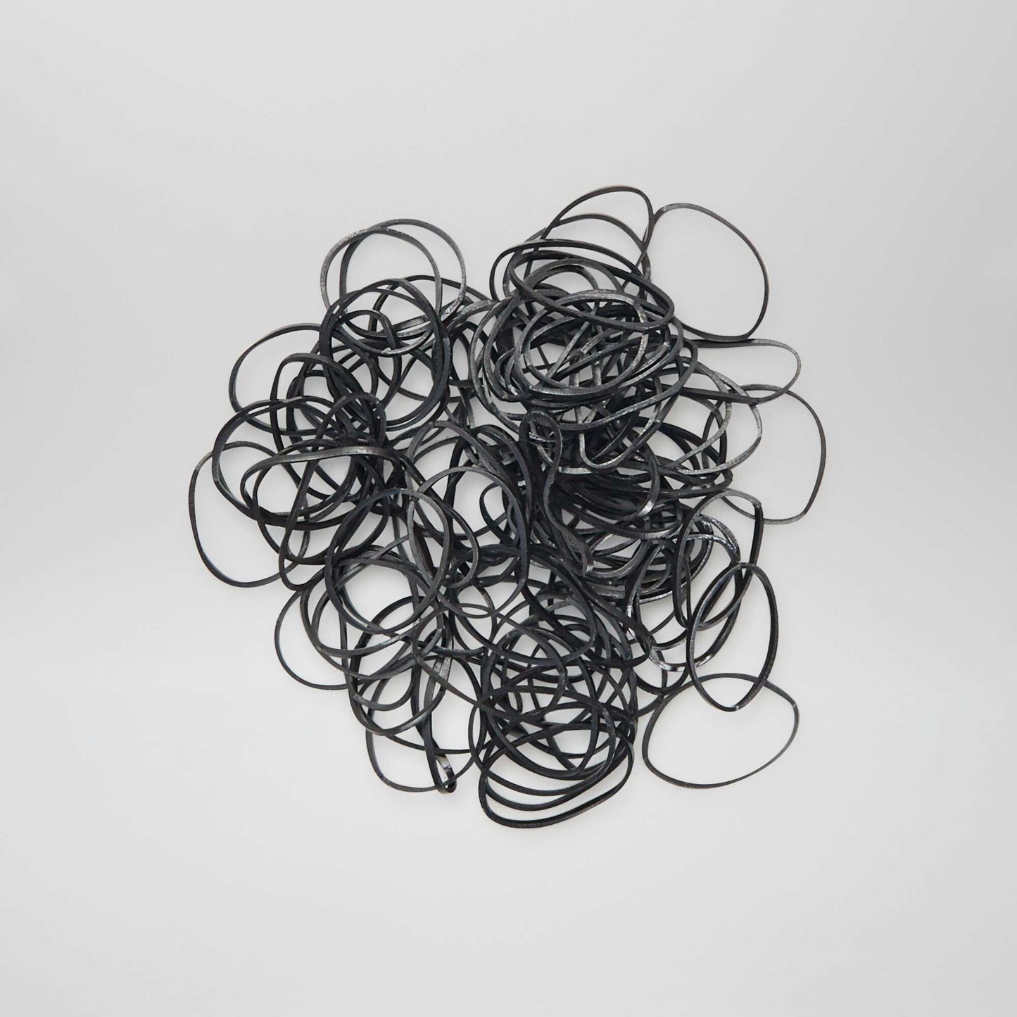 Lot de 100 lastiques color s Noir