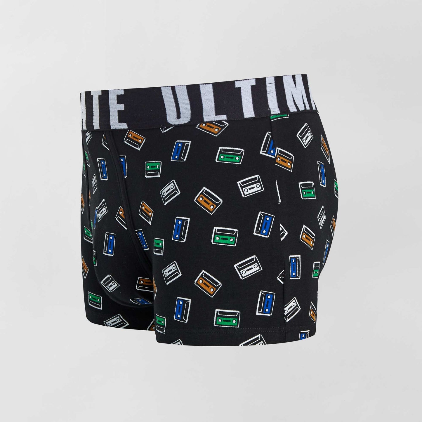 Lot de 3 boxers fantaisie noir/vert