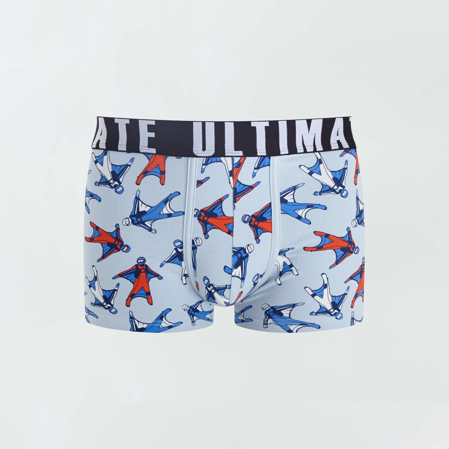 Lot de 3 boxers fantaisie bleu/jaune