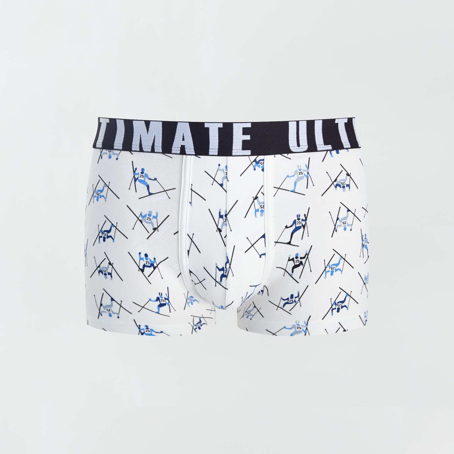 Lot de 3 boxers fantaisie BLANC