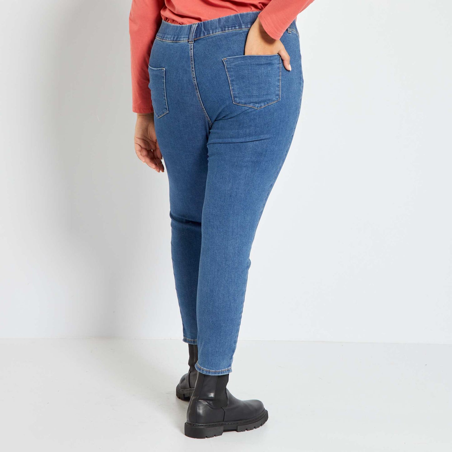 Jegging slim Bleu