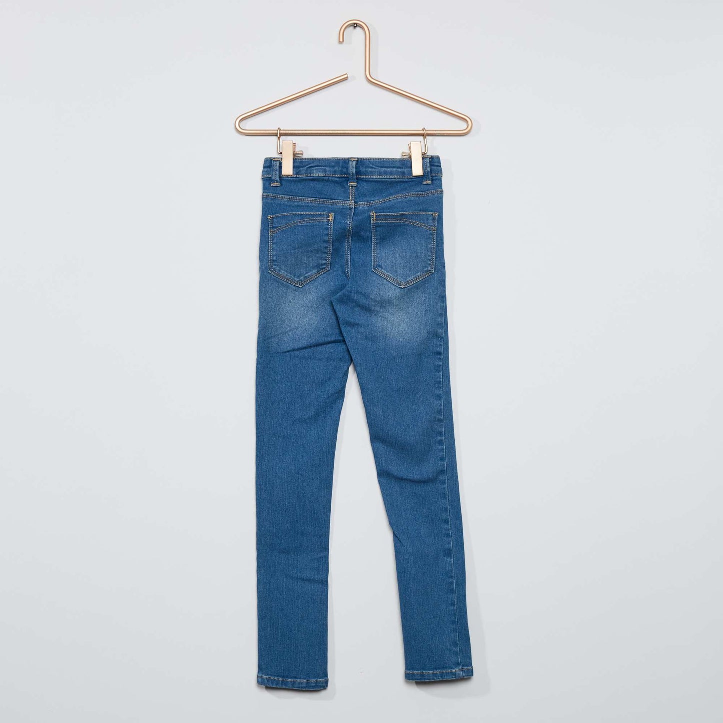 Jean super skinny - Coupe + ajust e bleu