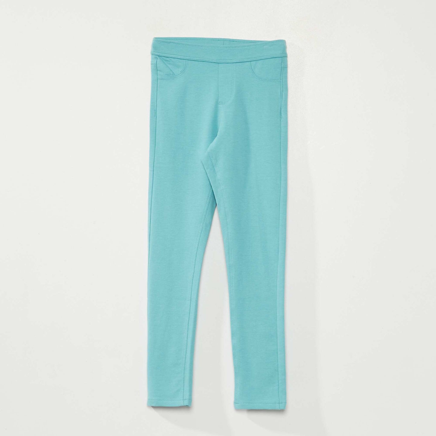Jegging uni Bleu