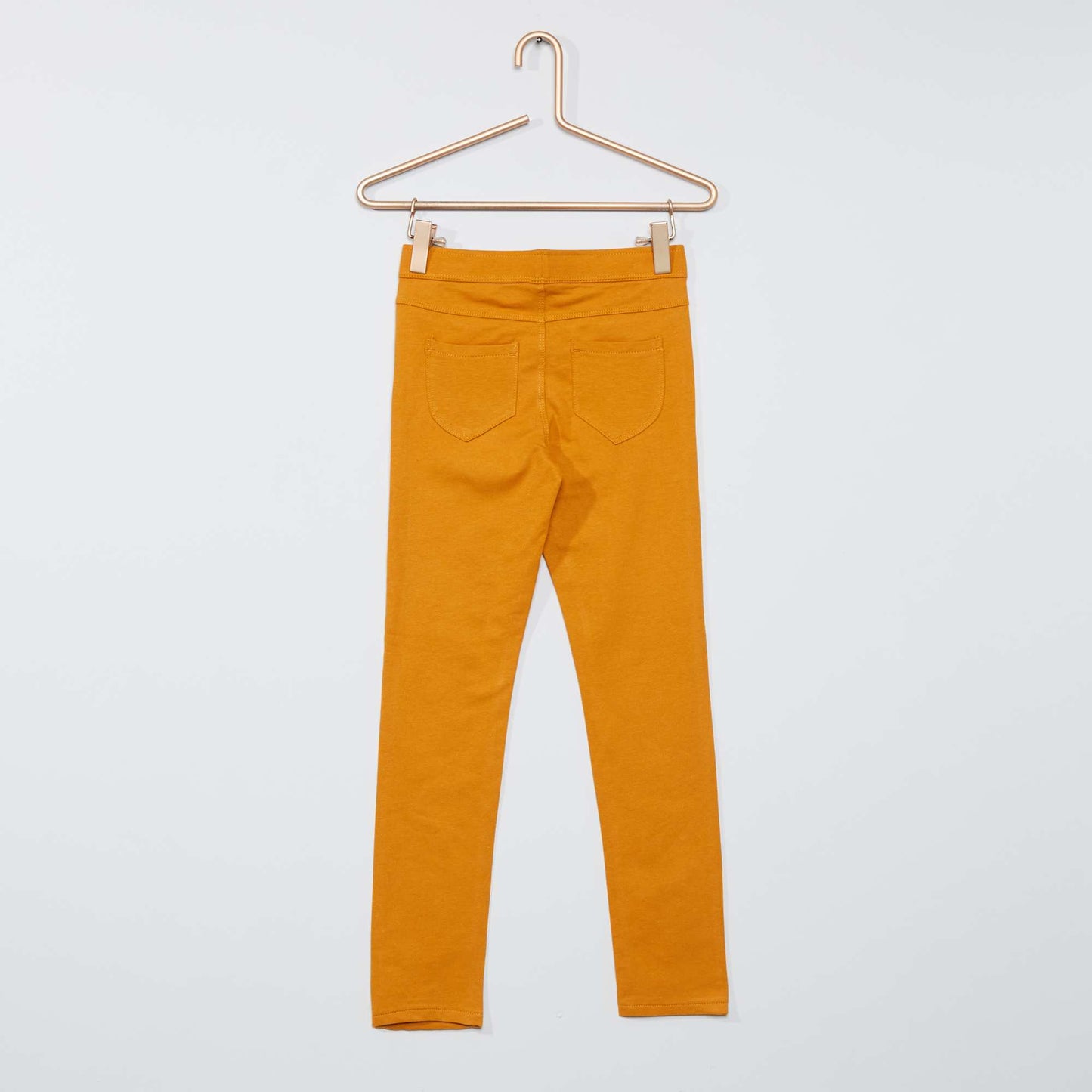 Jegging uni jaune