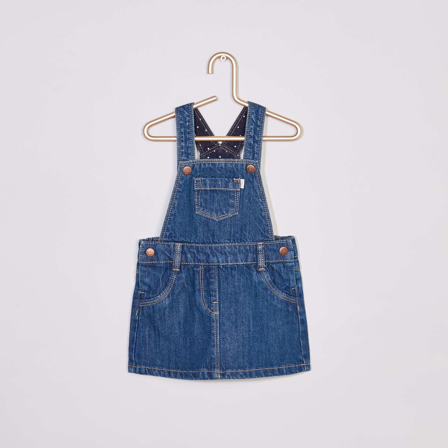 Robe salopette co-con ue denim