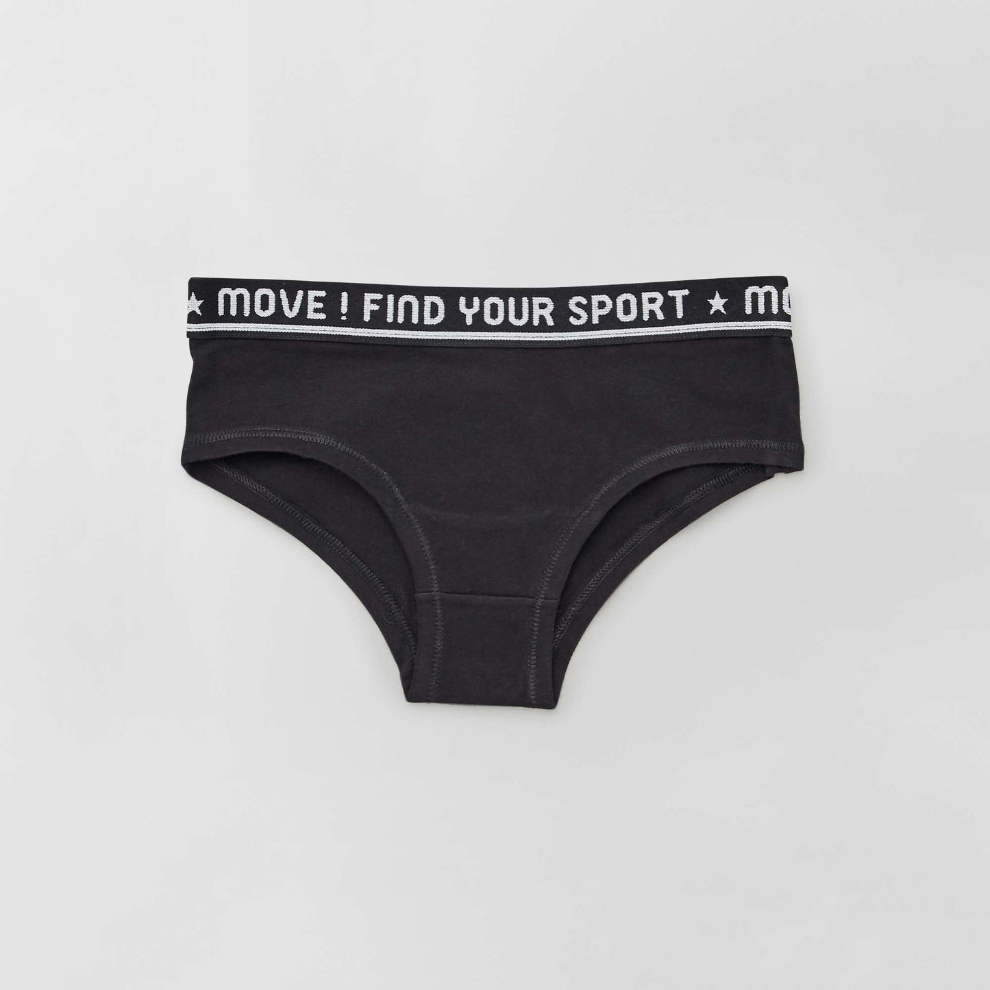 Lot de 3 shorties blanc/noir