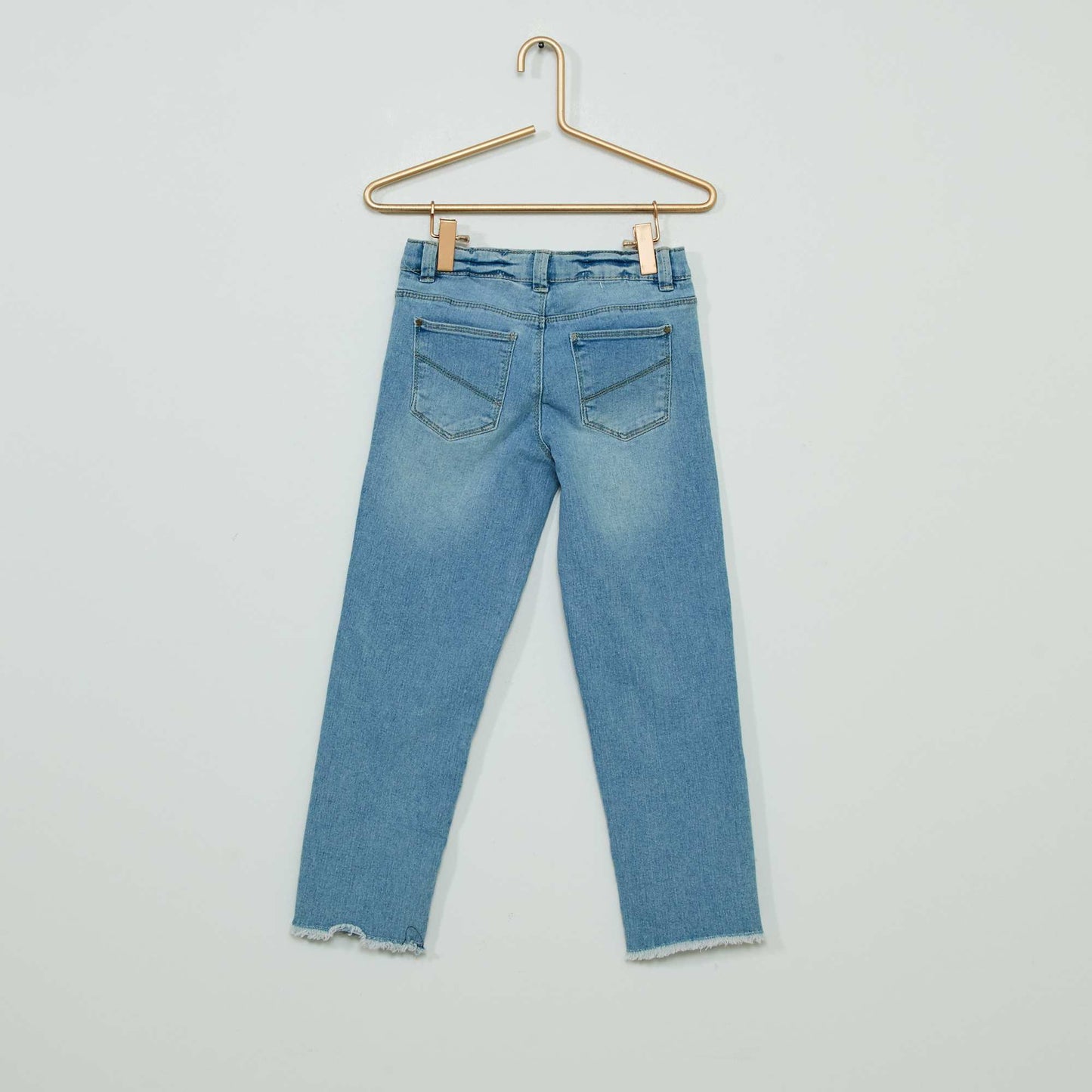 Jean en coton stretch ' toiles' BLEU