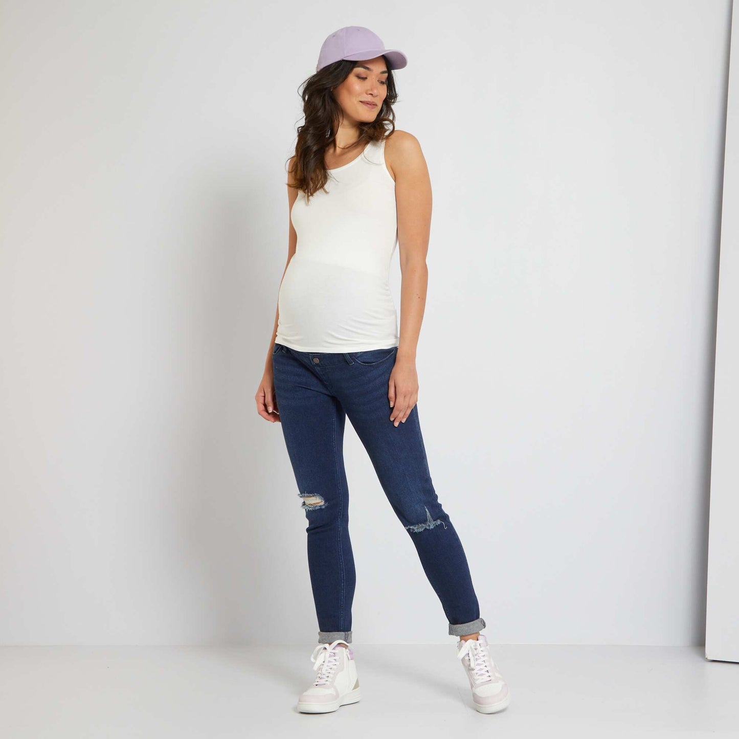 Jean slim grossesse L30 Brut